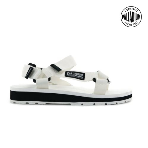 Palladium Outdoorsy Urbanity Men's Sandals White | UK N873-VHW